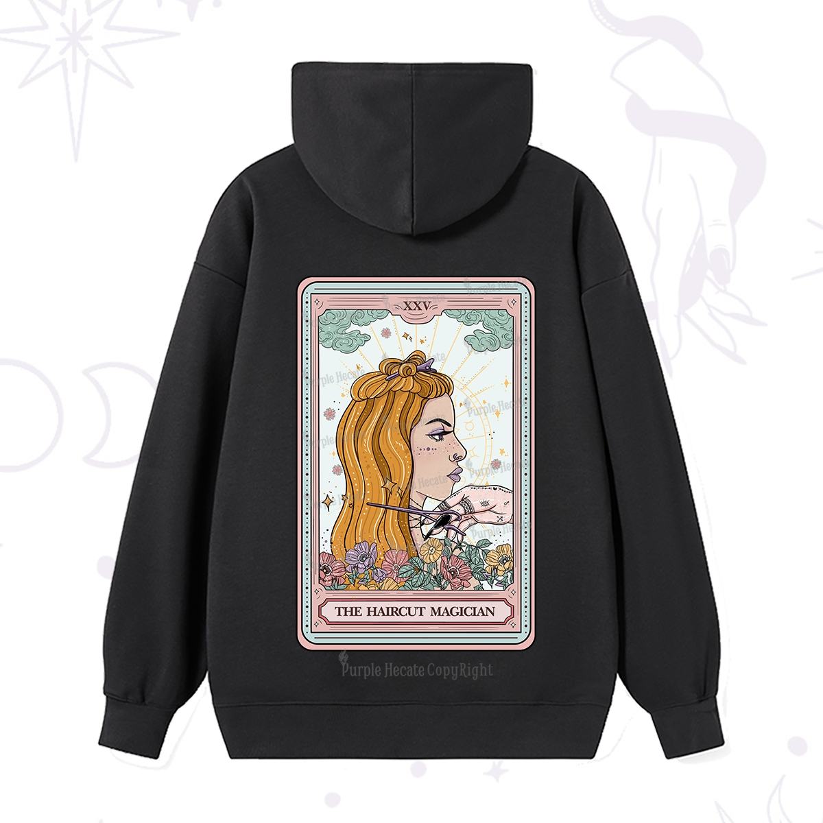 Purplehecate The Haircut Magician Tarot Hoodie
