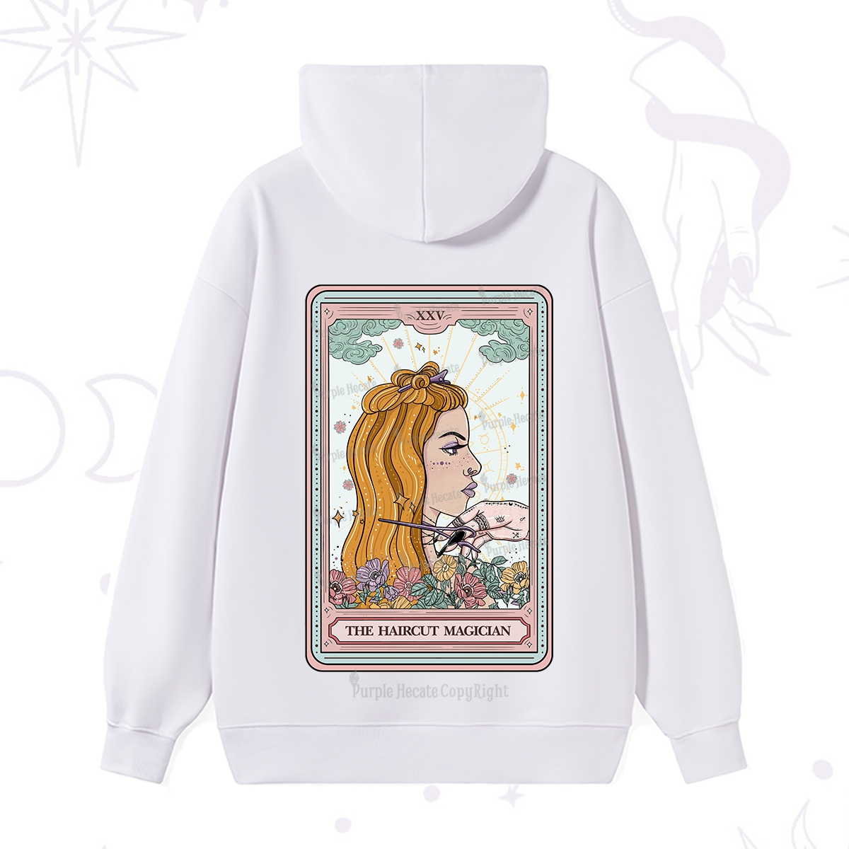 Purplehecate The Haircut Magician Tarot Hoodie