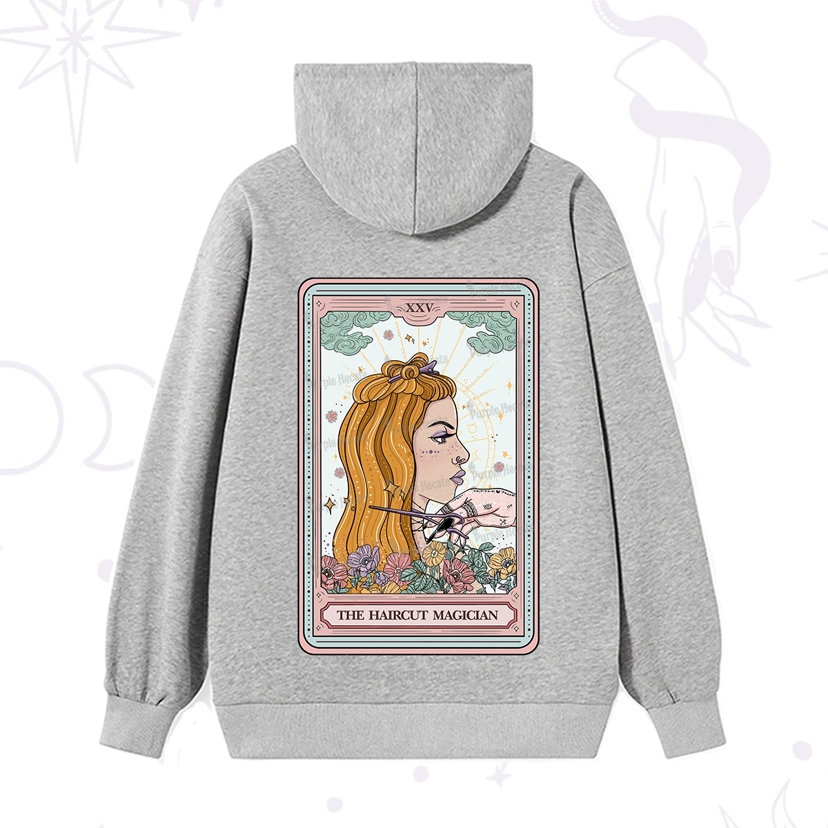 Purplehecate The Haircut Magician Tarot Hoodie