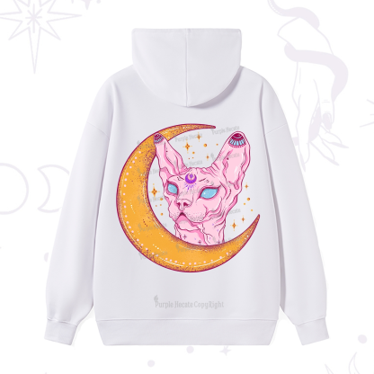 Purplehecate Mystical Witchy Cat Hoodie