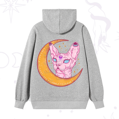 Purplehecate Mystical Witchy Cat Hoodie