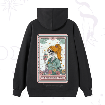 Purplehecate The Registered Nurse Skeleton Tarot Hoodie