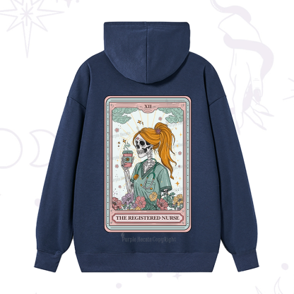 Purplehecate The Registered Nurse Skeleton Tarot Hoodie