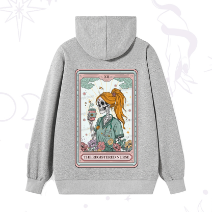 Purplehecate The Registered Nurse Skeleton Tarot Hoodie