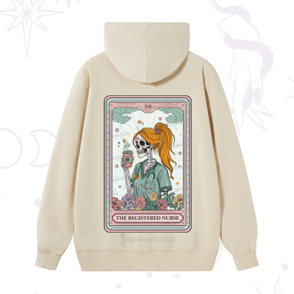 Purplehecate The Registered Nurse Skeleton Tarot Hoodie