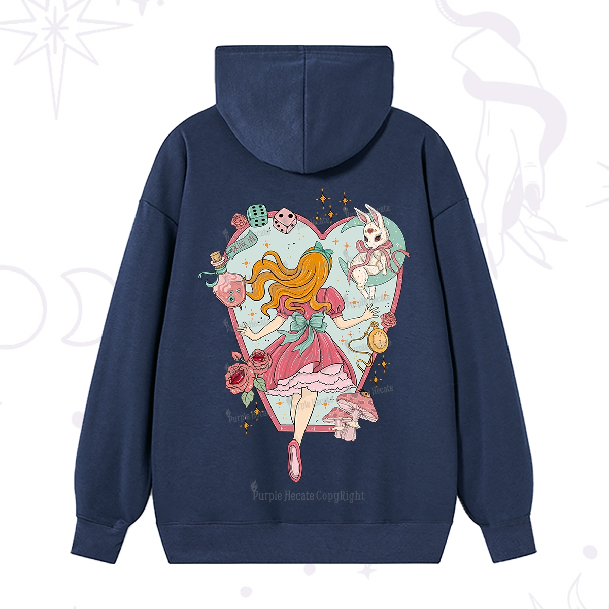 Purplehecate Alice's Secret Garden Hoodie