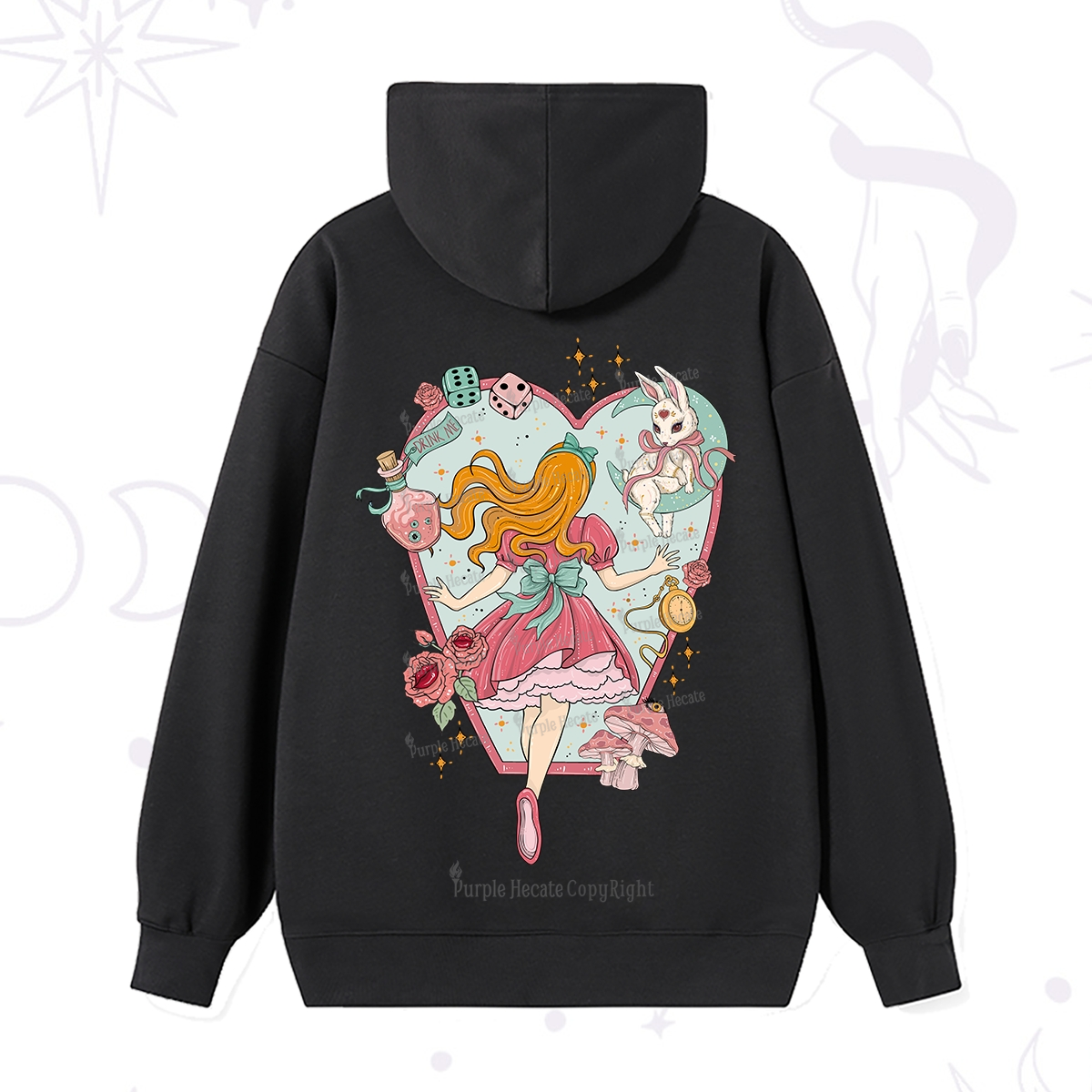 Purplehecate Alice's Secret Garden Hoodie
