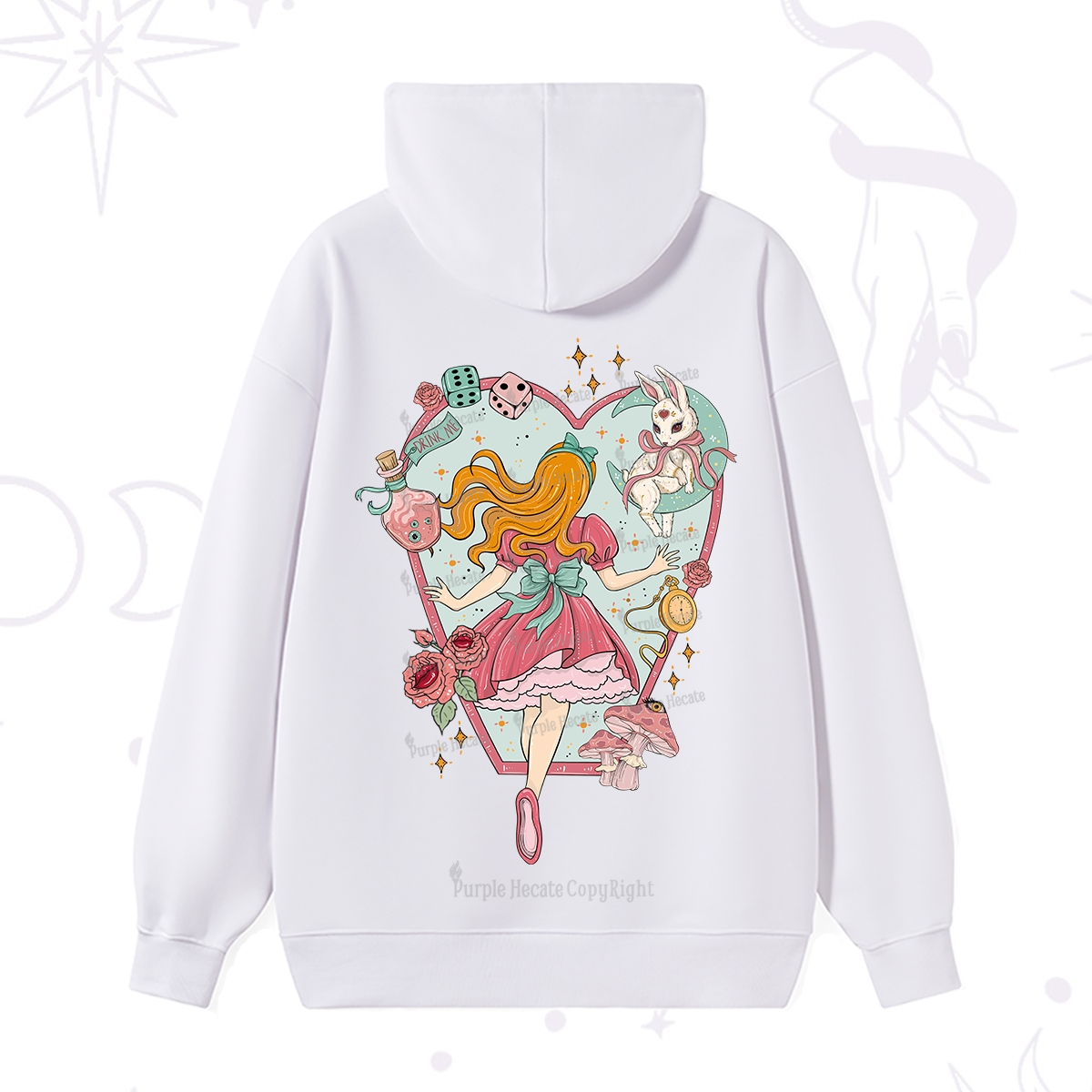 Purplehecate Alice's Secret Garden Hoodie