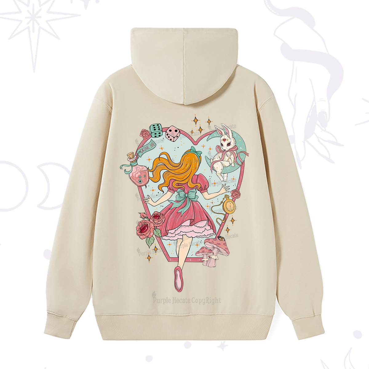 Purplehecate Alice's Secret Garden Hoodie