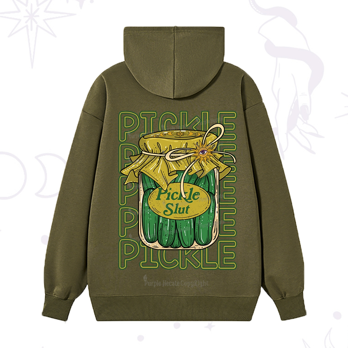 Purplehecate Pickle Slut Hoodie