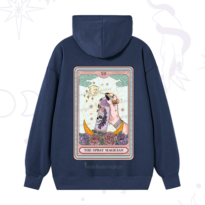 Purplehecate The Spray Magician Tarot Card Hoodie