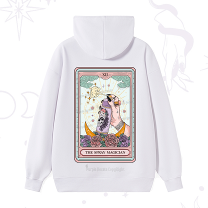 Purplehecate The Spray Magician Tarot Card Hoodie
