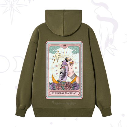 Purplehecate The Spray Magician Tarot Card Hoodie
