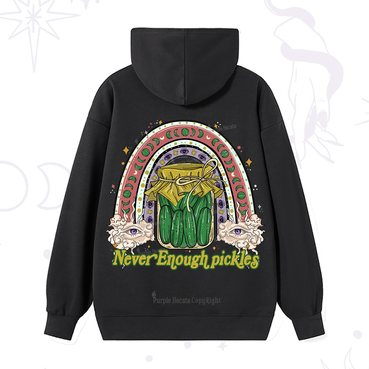 Purplehecate Never Enough Pickles Hoodie