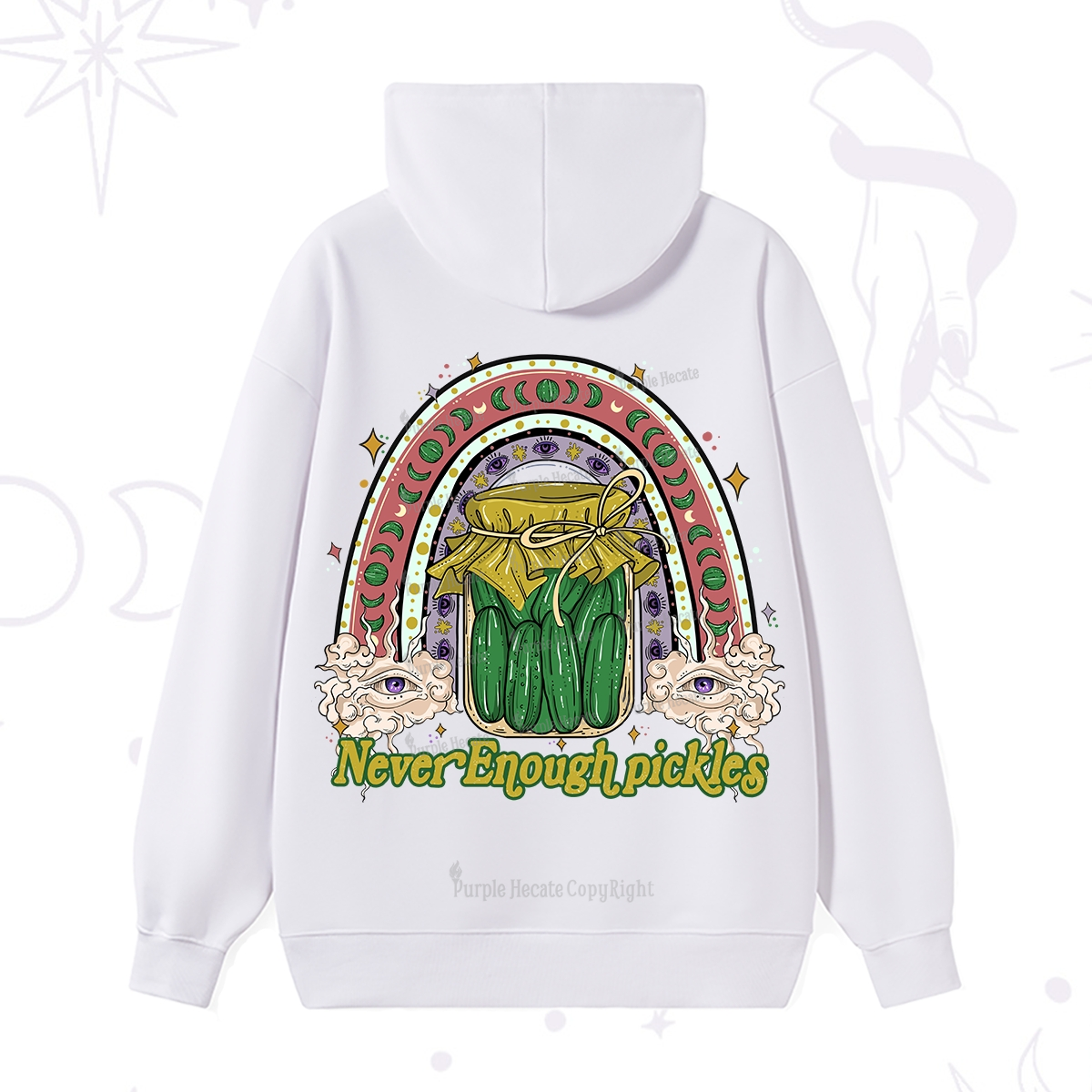 Purplehecate Never Enough Pickles Hoodie