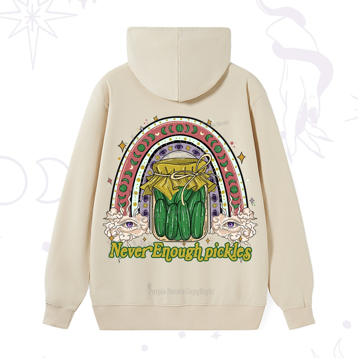 Purplehecate Never Enough Pickles Hoodie