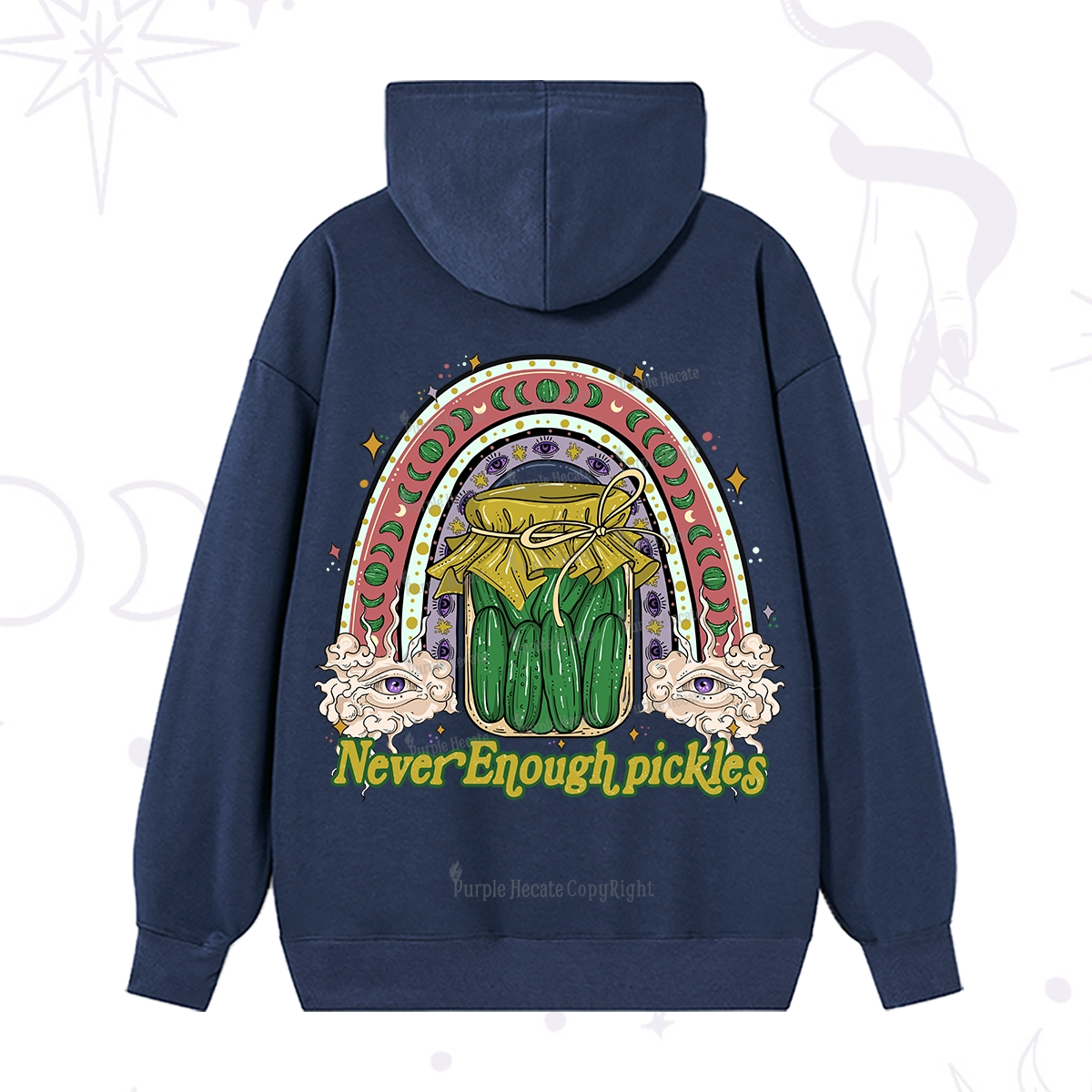 Purplehecate Never Enough Pickles Hoodie