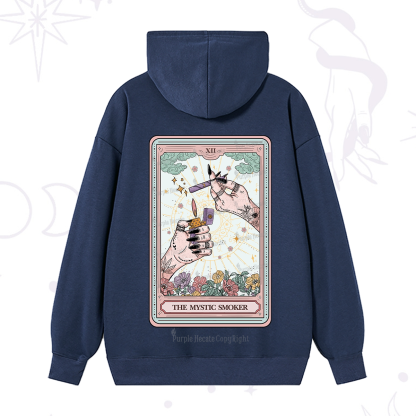 Purplehecate The Mystic Smoker Tarot Card Hoodie