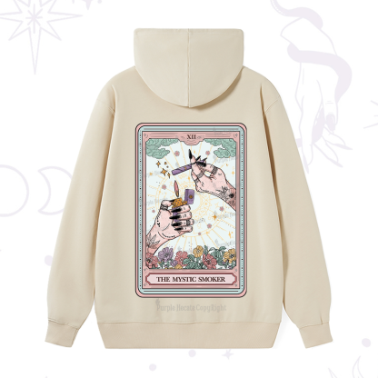 Purplehecate The Mystic Smoker Tarot Card Hoodie