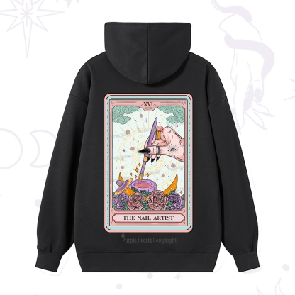 Purplehecate The Nail Artsit Tarot Card Hoodie