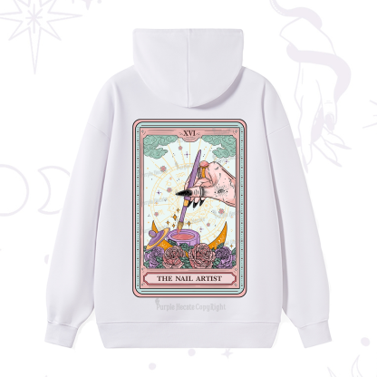 Purplehecate The Nail Artsit Tarot Card Hoodie