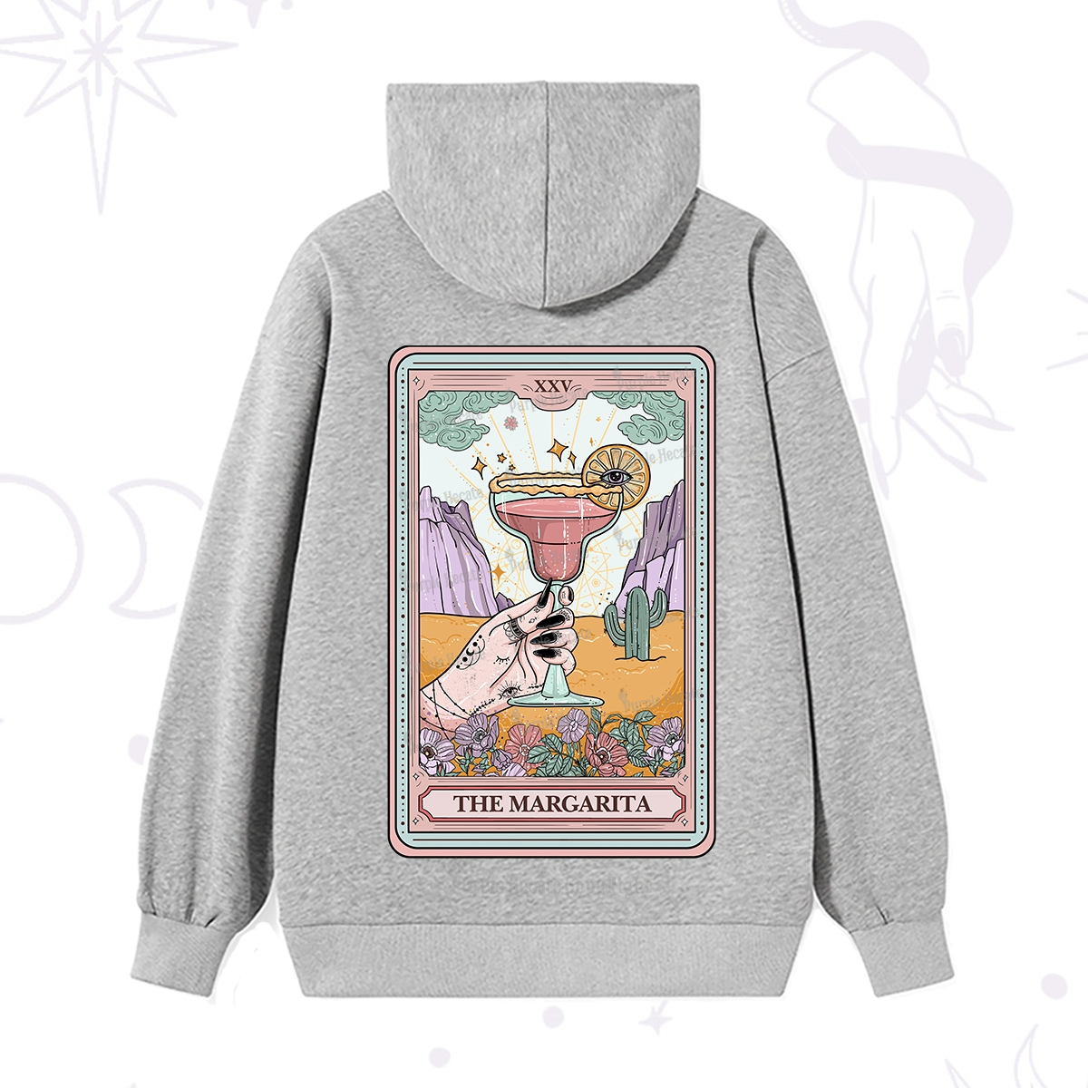 Purplehecate The Margarita Tarot Card Hoodie
