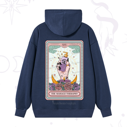 Purplehecate The Massage Therapist Tarot Card Hoodie
