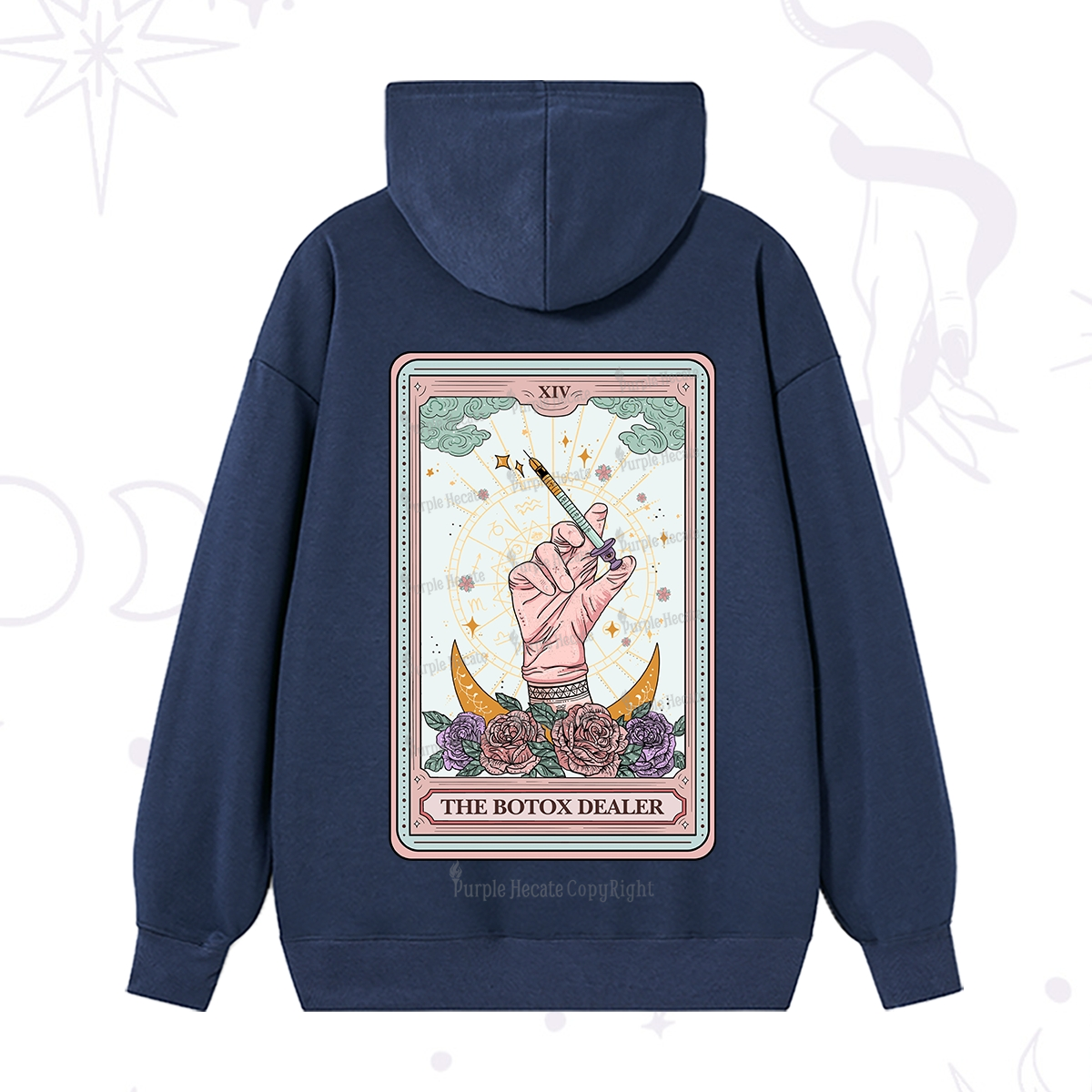 Purplehecate The Botox Dealer Tarot Card Hoodie
