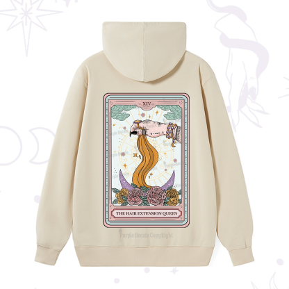 Purplehecate The Hair Extension Queen Tarot Card Hoodie