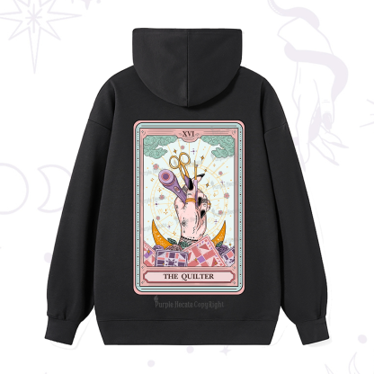 Purplehecate The Quilter Tarot Card Hoodie