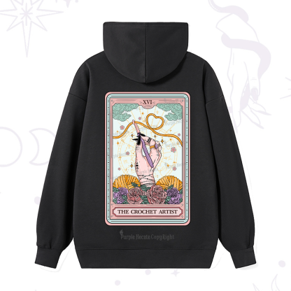Purplehecate The Crochet Artist Tarot Card Hoodie