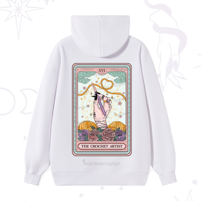 Purplehecate The Crochet Artist Tarot Card Hoodie