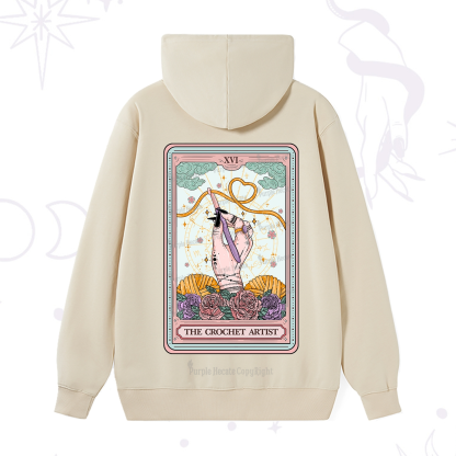 Purplehecate The Crochet Artist Tarot Card Hoodie