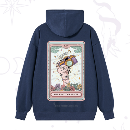 Purplehecate The Photographer Tarot Card Hoodie