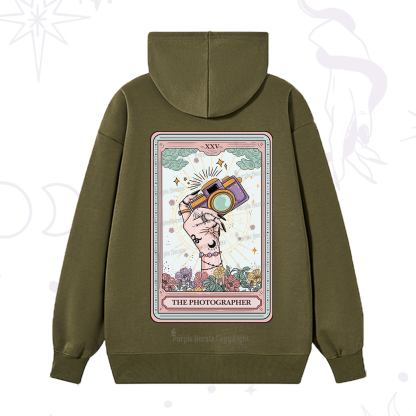 Purplehecate The Photographer Tarot Card Hoodie