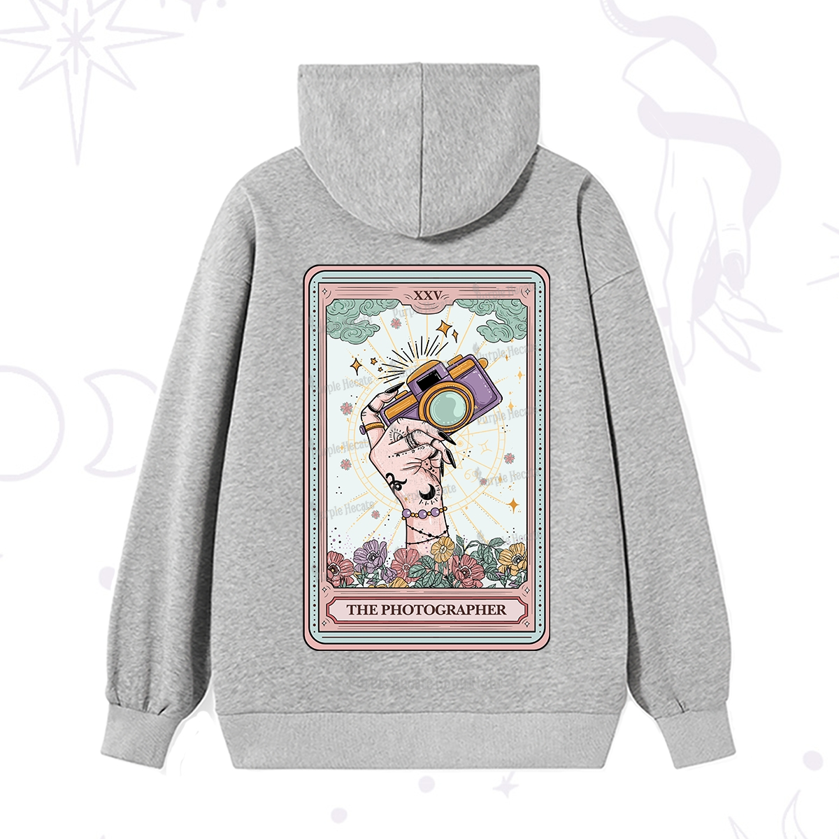 Purplehecate The Photographer Tarot Card Hoodie