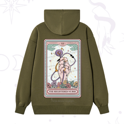 Purplehecate The Registered Nurse Tarot Card Hoodie