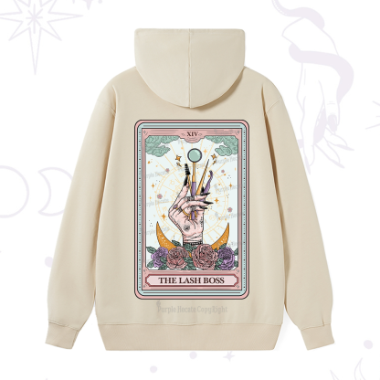 Purplehecate The Lash Boss Tarot Card Hoodie
