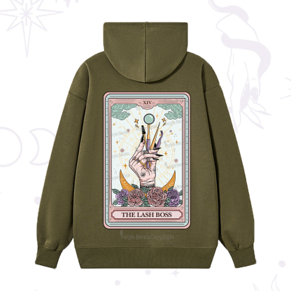Purplehecate The Lash Boss Tarot Card Hoodie