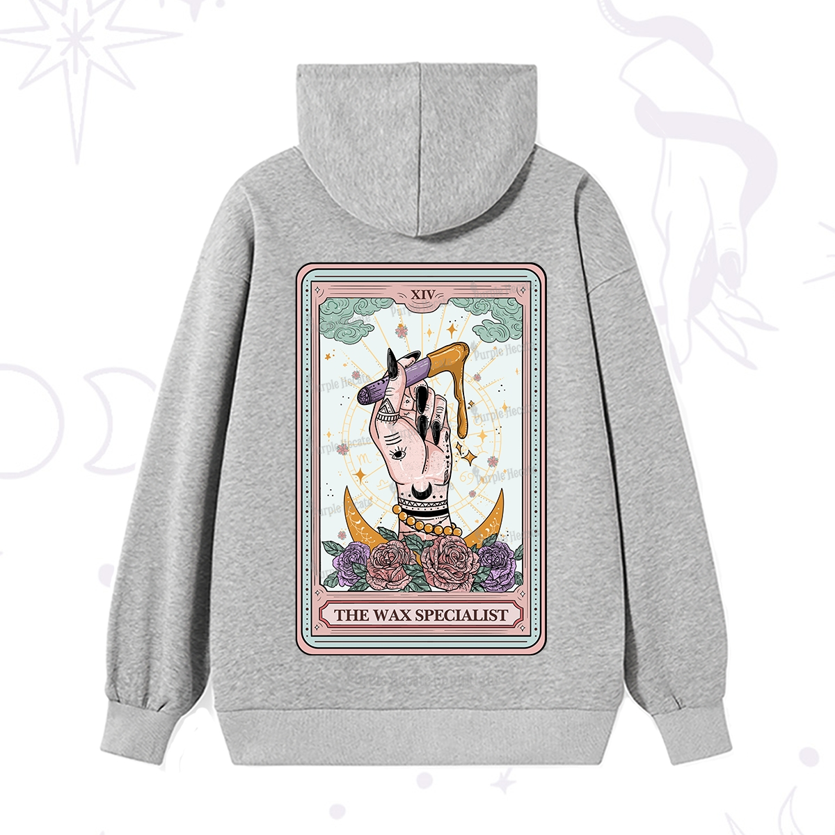 Purplehecate The Wax Specialist Tarot Card Hoodie
