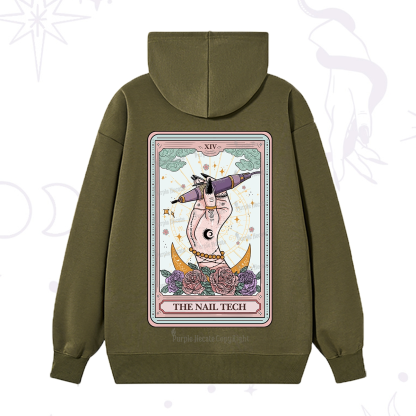 Purplehecate The Nail Tech Tarot Card Hoodie