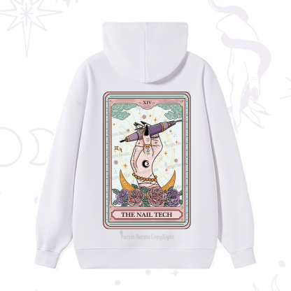 Purplehecate The Nail Tech Tarot Card Hoodie