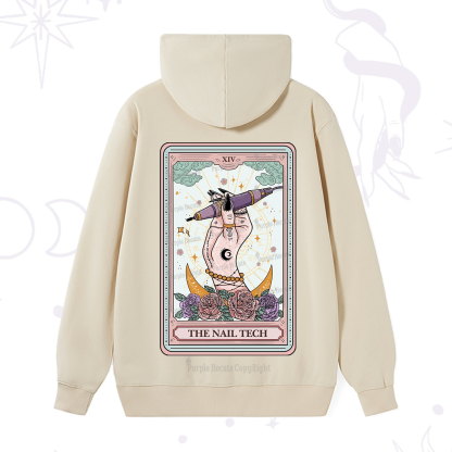 Purplehecate The Nail Tech Tarot Card Hoodie