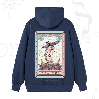 Purplehecate The Nail Tech Tarot Card Hoodie