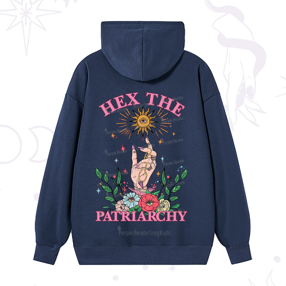 Purplehecate Hex The Patriarchy Witchy Hoodie