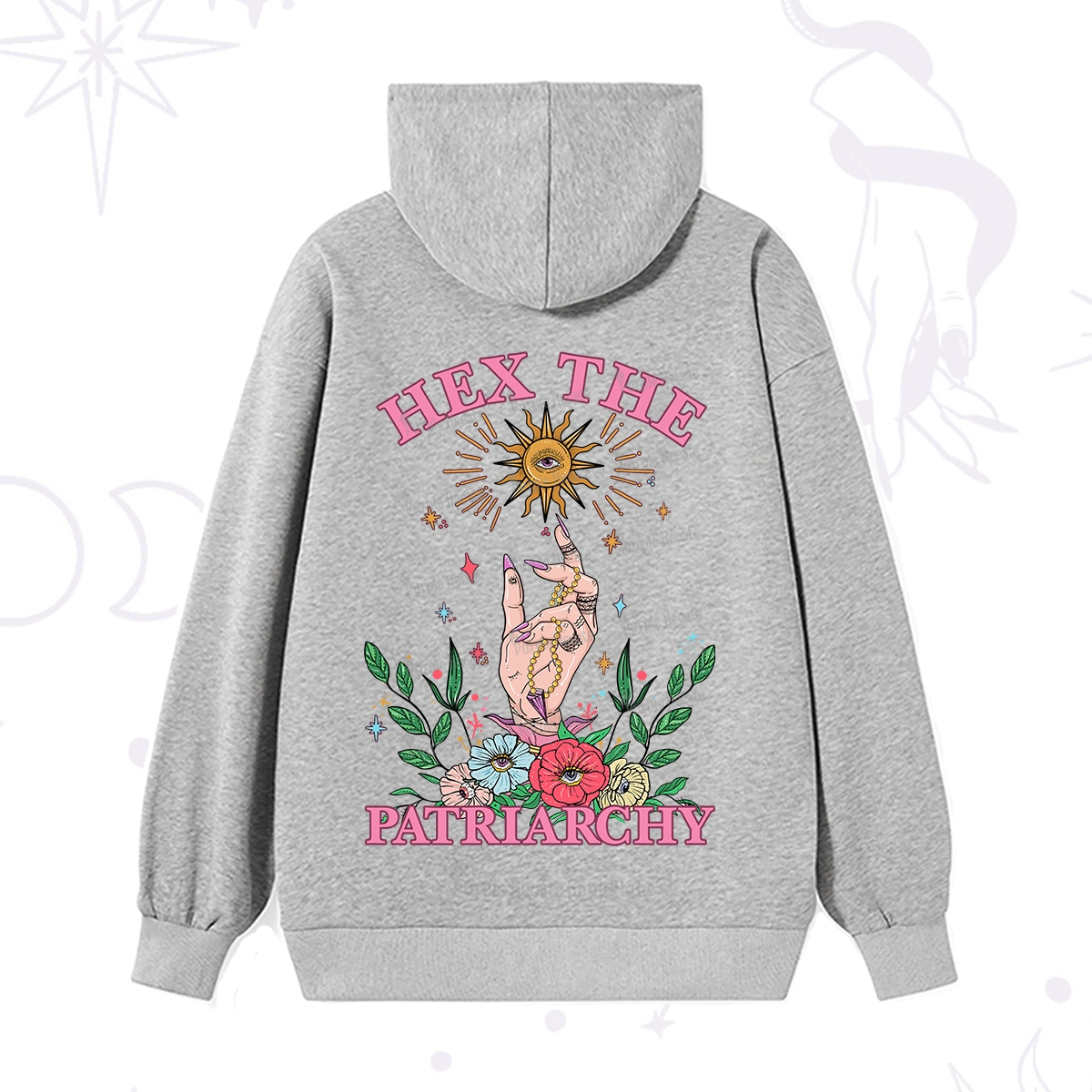 Purplehecate Hex The Patriarchy Witchy Hoodie