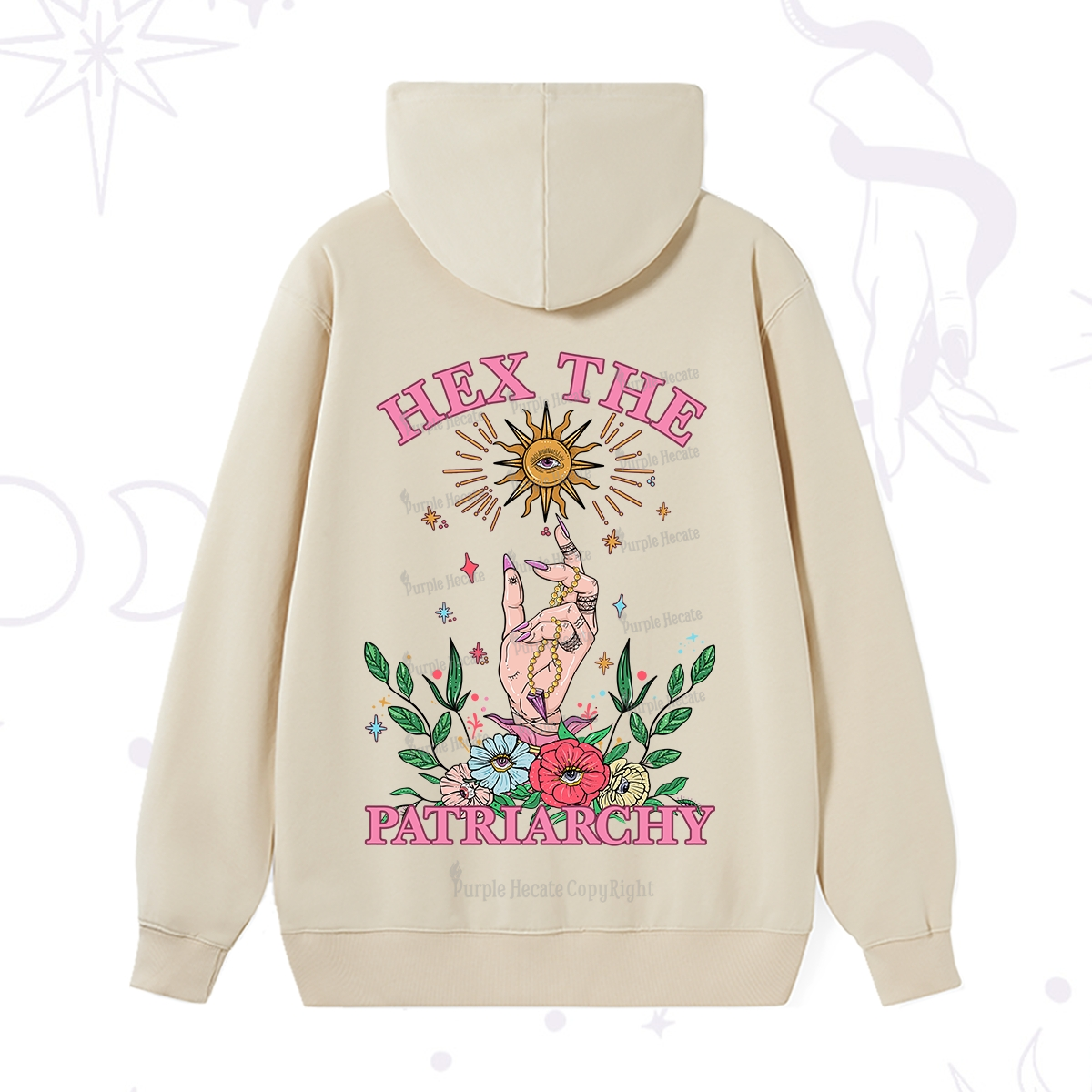 Purplehecate Hex The Patriarchy Witchy Hoodie