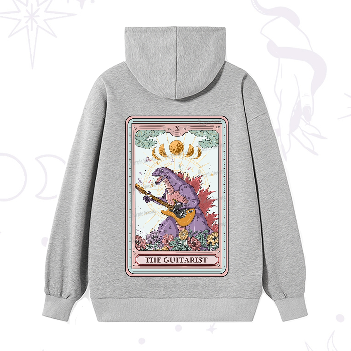 Purplehecate The Guitarist Tarot Hoodie
