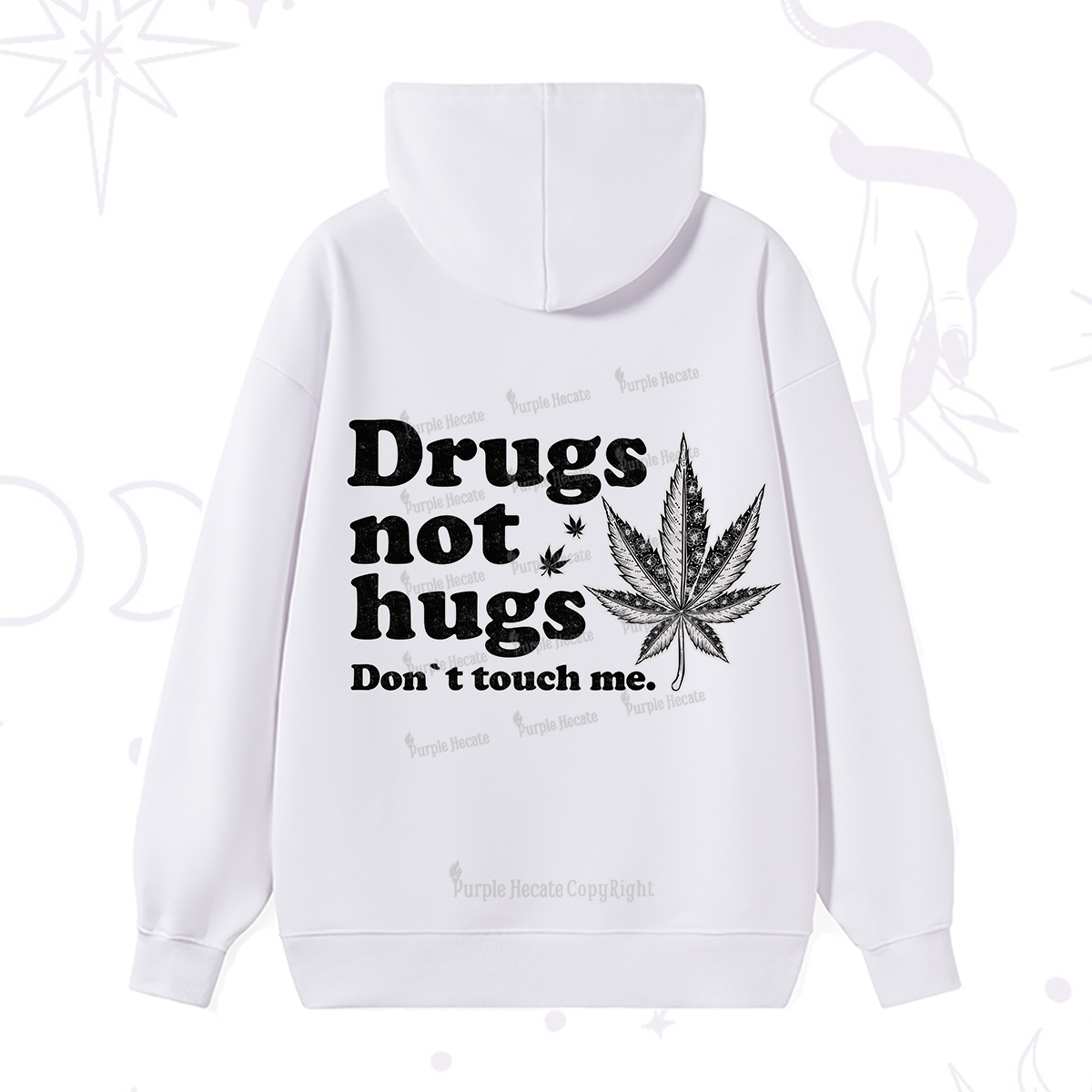Purplehecate Don't Touch Me Hoodie