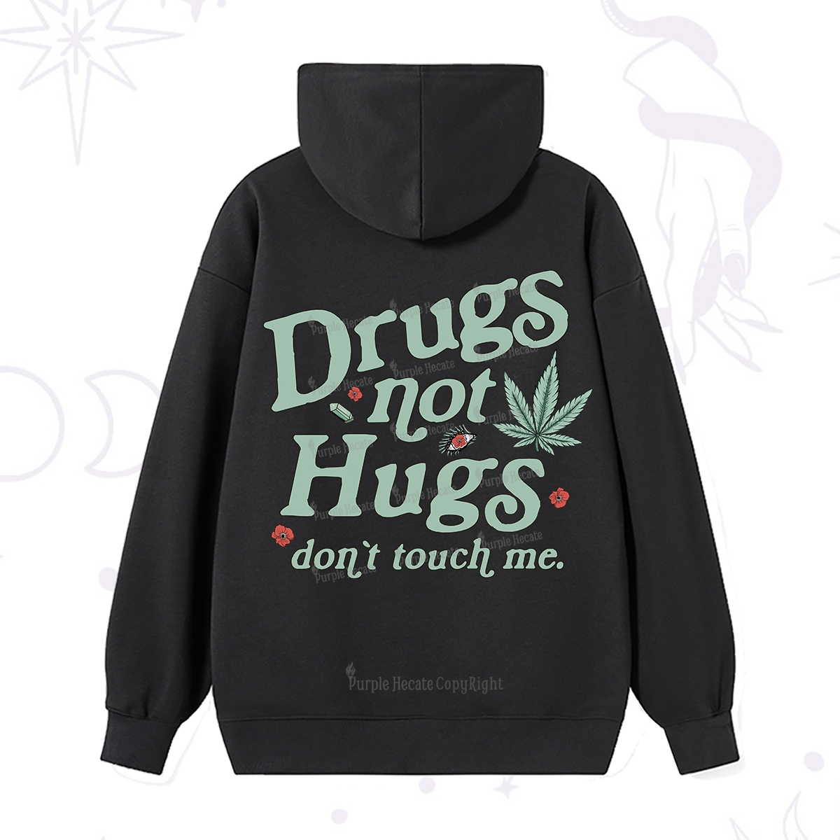 Purplehecate Sarcastic Weed Hoodie